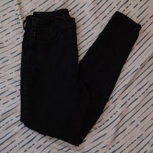 High Waist Black skinny jeans size 26